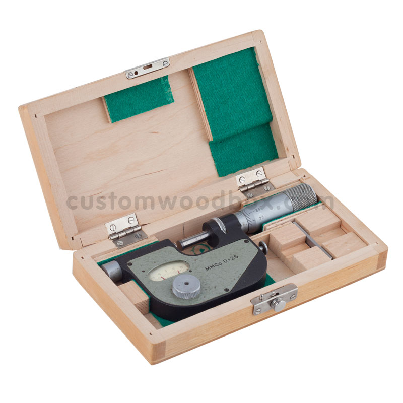 Custom Made Wooden Box for Precision Tools